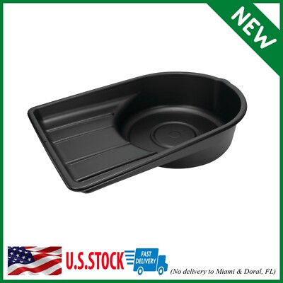 Performance Tool W4072 Black Extra Large Portable 7.5 Gallon Oil Drain Pan, (28.
