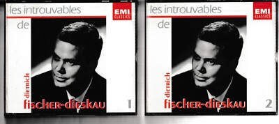 Les Introuvables Volume 1 & 2 / 6 CD / Dietrich Fischer-Dieskau EMI