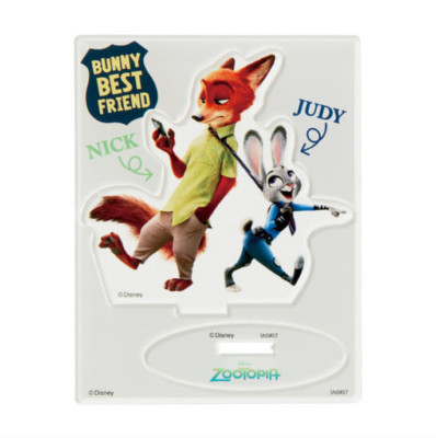 Disney Bandai Prize Nick Wilde Judy Hopps Zootopia acrylic stand b