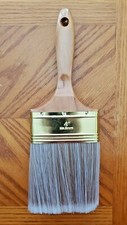 4" Polyester All-Purpose Paint Brush, For All Paints 100 Polyester New