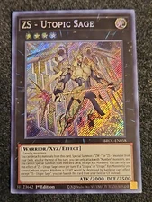 Yugioh ZS - Utopia Sage BROL-EN058 Secret Rare 1st Ed NM