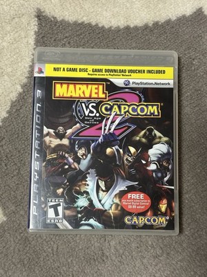 Marvel vs Capcom 2 PS3 CIB Complete - NO DISC - Rare! Hard To Find Collectors