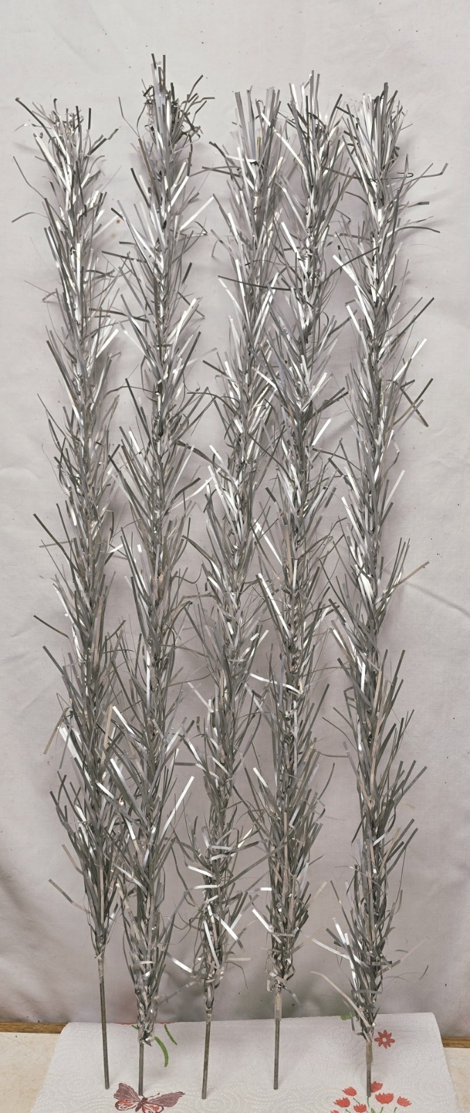 6 Vintage Aluminum Christmas Tree Branch 29" For 7' Fairyland Craft House Tree