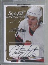 2003 ITG Ultimate Memorabilia 4th Edition Gold 7/20 Antoine Vermette Auto 01zx