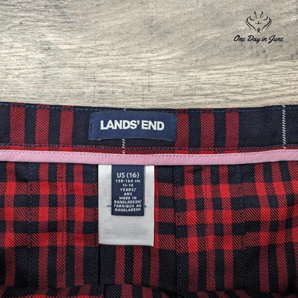 Land's End Pleated Skirt Size 16 - Image 2 of 4