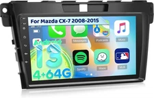 NHOPEEW 9" Car Stereo for Mazda CX-7 (4+64G, CarPlay/Android Auto)