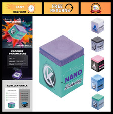 High-Performance Pool Cue Chalk - Nano Technology Billiard Chalk for Tournaments