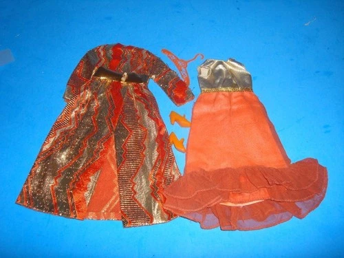 New ListingVintage Barbie Doll Clothes Outfit # 1494 Goldswinger 1969 - 70 w Shoes