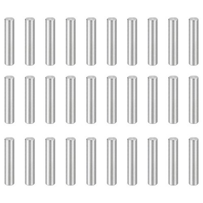 55 Stück Dübelstifte M6 x 30mm für Regalstützen aus Edelstahl 304
