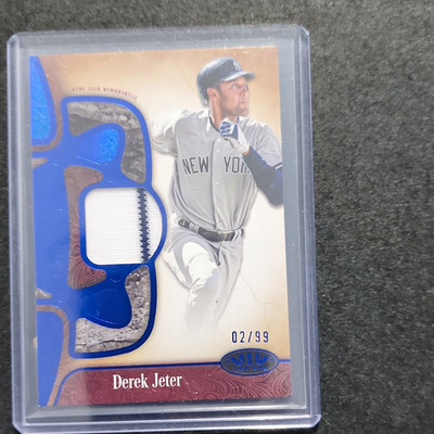 Topps 2025 Tier One Derek Jeter Yankees Tier One Legend Relics T1LR-DJ /99 MEM