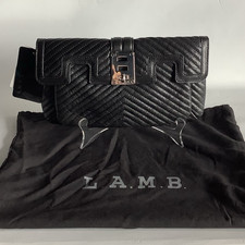 NWT Vintage L.A.M.B. by Gwen Stefani Lind Saratoga Quilted Clutch & Dustbag