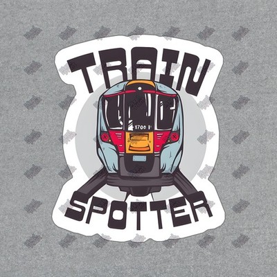 Train Spotter Vinyl Sticker Decal Perfect for Rail Enthusiasts, #619975