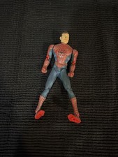 2002 Toy Biz Spider-Man Movie Power Punch Unmasked Peter Parker 6" Action Figure