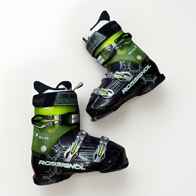 Rossignol evo R Ski Boots Size Mondo 27.5 318 mm Green Downhill Skiing