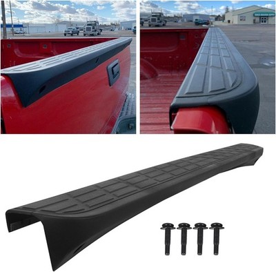 ECOTRIC Tailgate Cap Top Protector Molding Spoiler Cover Compatible Black 