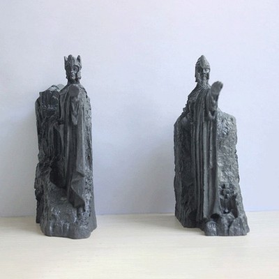 Art Sculptures Retro Book Ends 1 Pair Resin Book Ends for Book Shelves Bookend