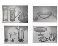 Silverbrook Art Glass Company, Kreutz Bros., Mid-century, barware, animals