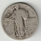 1927 Standing Liberty Silver Quarter