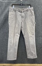 Carhartt Men's Rugged Flex Duck Utility Work Pant Gray Relaxed Fit 34x30