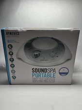 Homedics Sound Spa Portable White Noise Sound Machine Sound Therapy 6 Modes. New