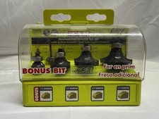 Juego de brocas de router redondas Ryobi de 4 piezas A25RS41