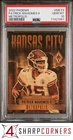 2022 PANINI PHOENIX METROPOLIS #MET3 PATRICK MAHOMES II POP 3 PSA 10