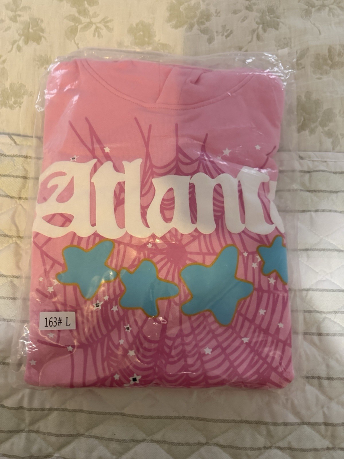 Sp5der Atlanta Hoodie “Pink” (SS23) – Size Large