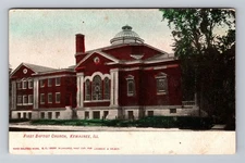 Illinois IL Kewaunee First Baptist Church Vintage Postcard Souvenir Postal Post