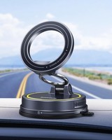 Magnetische Handyhalterung Auto FüR Armaturenbrett, Vakuum Saugnapf, 720°