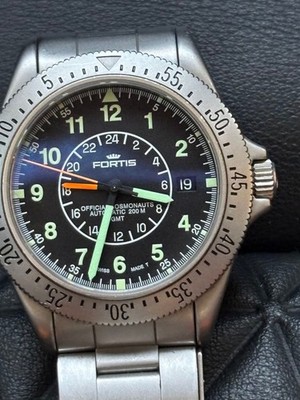 Fortis Cosmonauts GMT 611.22.148 Automatic Men's Watch good
