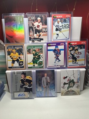 Hockey 10 Card Lot Gretzky, Messier, Jager, Auto Numbered Inserts  SEE PICS