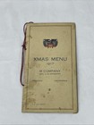 1917 M Company 12th Us Infantry Xmas Menu Wwi