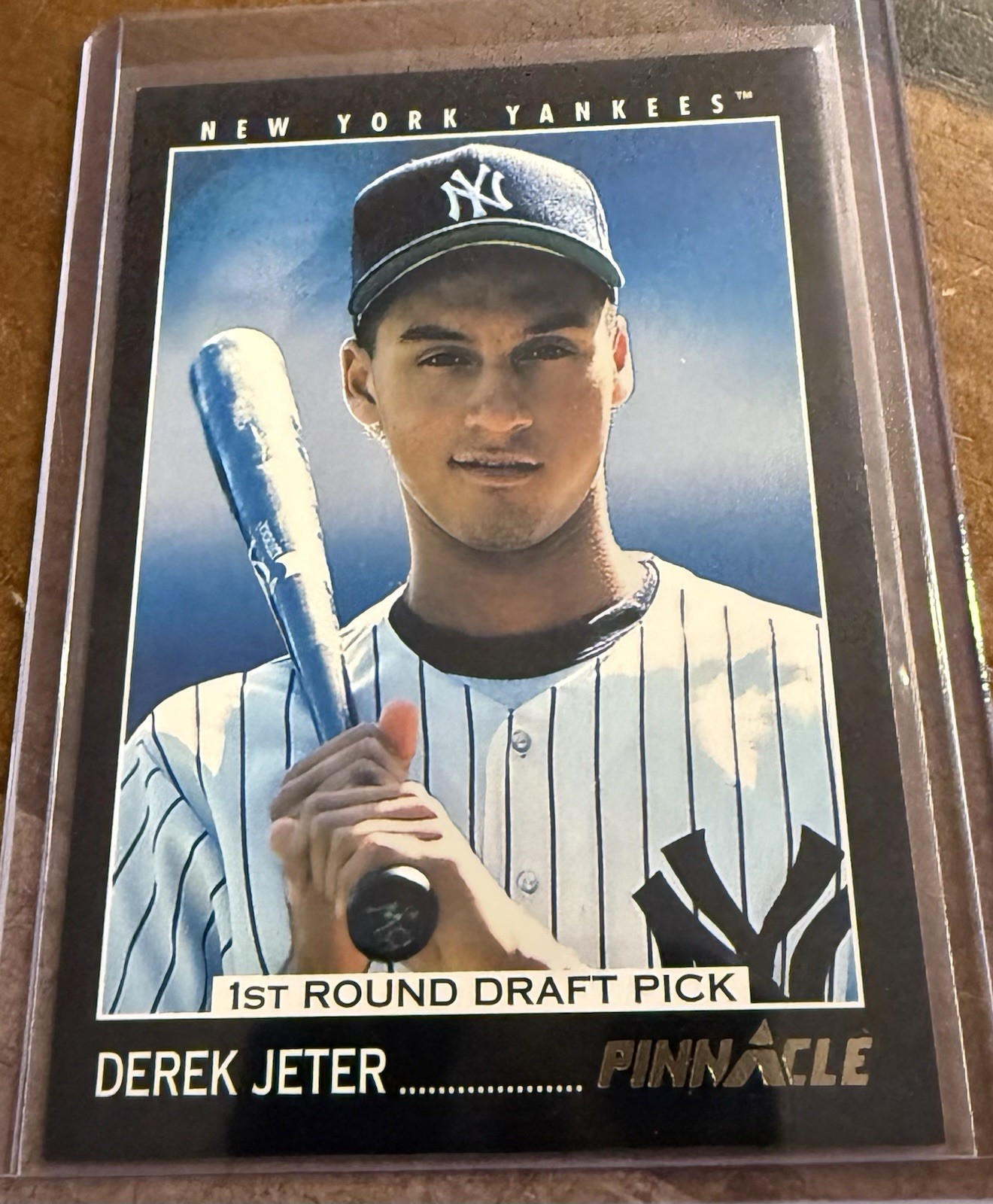 SCORE 1993 Pinnacle Derek Jeter #457 RC 1st Round Draft Pick Yankees