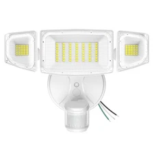 50W Motion Sensor Outdoor Lights, 5000LM Hardwired Motion Sensor Flood Light,...