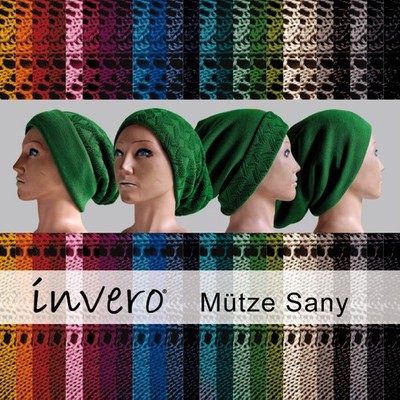invero: Mütze Sany - eine Mütze mit vier Varianten - Strickmode aus 100% Wolle