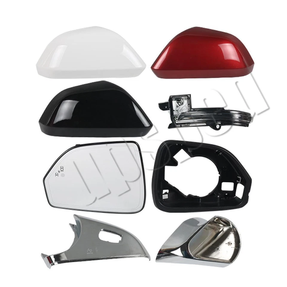 For Lincoln MKZ White Right Passenger Side Rearview Mirror Cap Cover 2013-2017 - Imagem 4 de 4