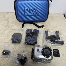 VIVITAR Full HD 1080p Action Cam DVR786HD 60FPS 12 Megapixel Waterproof Case