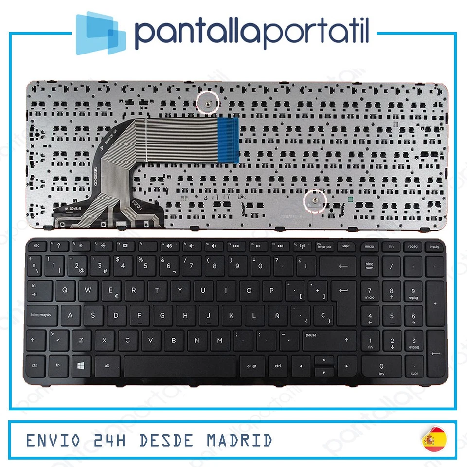 IFINGER TECLADO ESPAÑOL PARA PORTATIL HP PAVILION 15-N SERIES 749658-071 CON MARCO