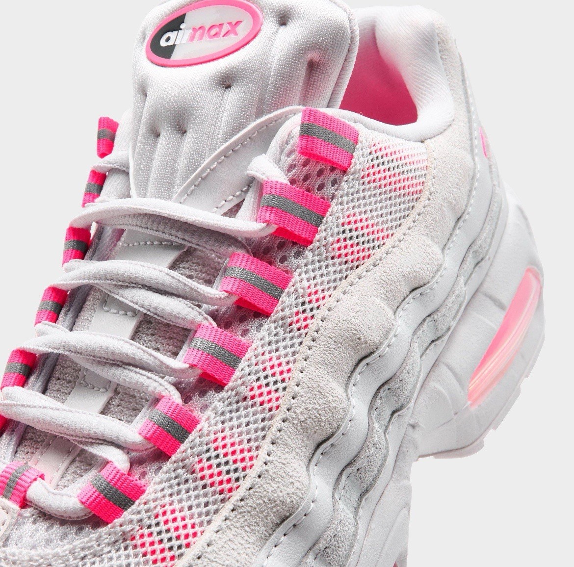 Size 9 - Nike Air Max 95 OG Vast Grey Hyper Pink W for sale online