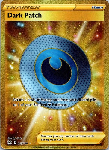 Dark Patch 216/196 Secret Rare Lost Origin Pokemon Holo Near Mint