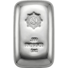 1 oz Silver .999 Polished Cast Bar 78.49 per troy oz