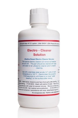 Gold Plating Services Electro Cleaner 32 oz/1 Liter Bath or Brush Electroplating
