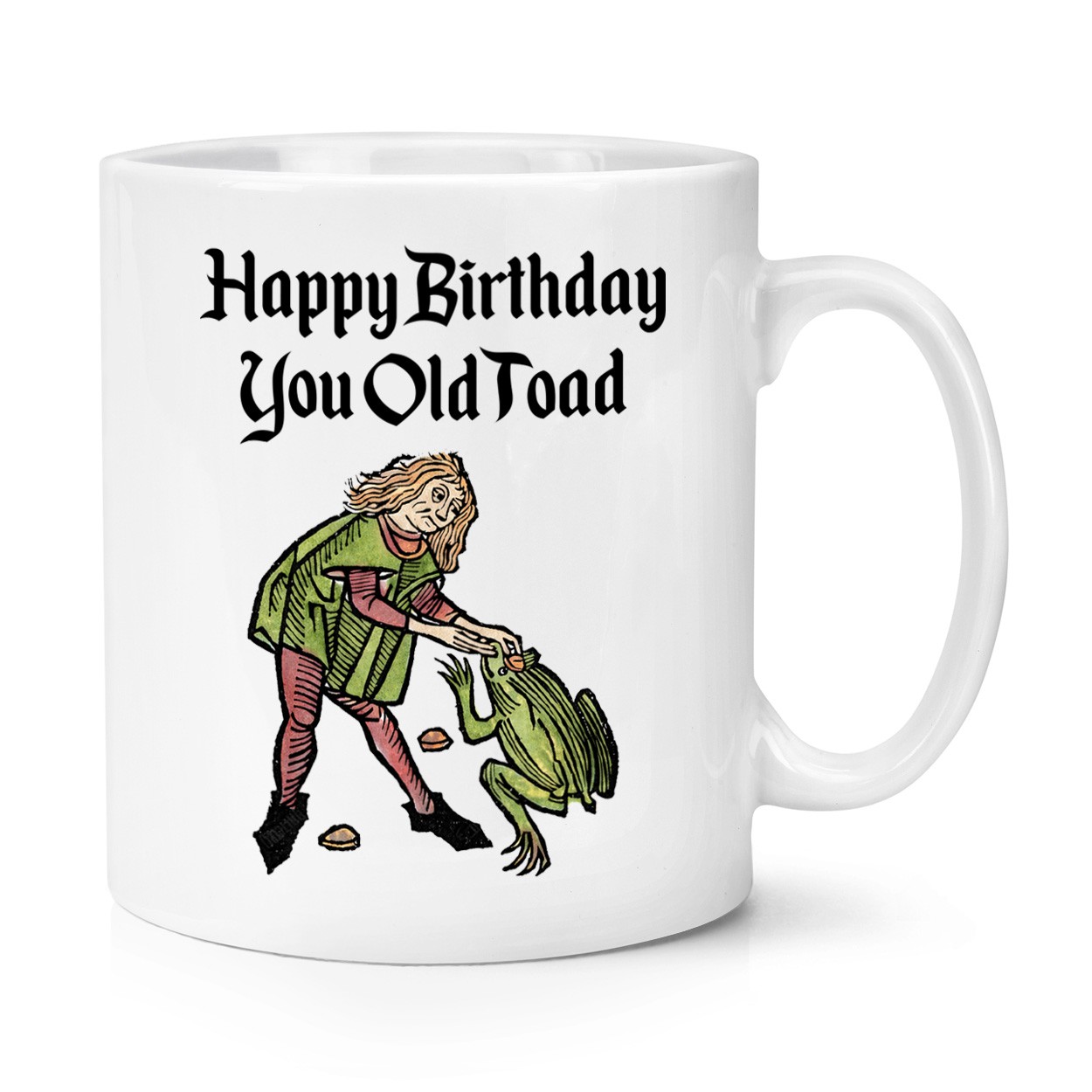 Happy Birthday You Old Toad 10oz Mug Cup Rude Grandad Dad Husband Boyfriend