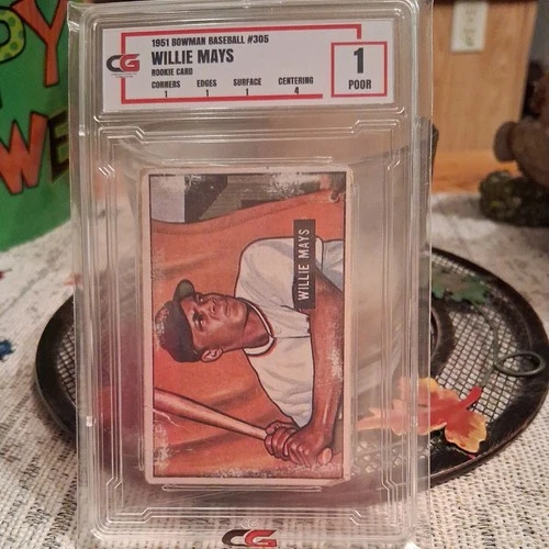 1951 BOWMAN #305 WILLIE MAYS ROOKIE RC