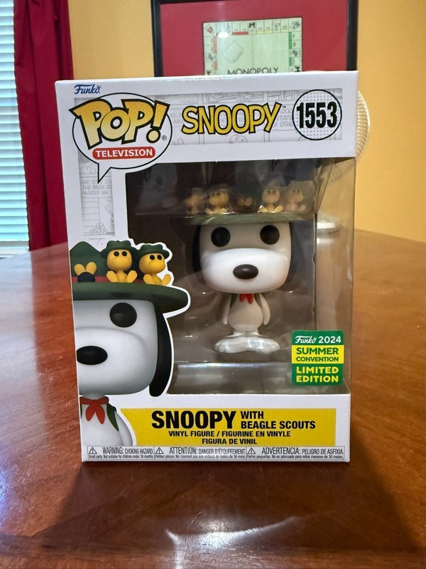 MINT - VAULTED TitanShield UV protector Funko Pop! Peanuts SNOOPY 2024 Summer LE