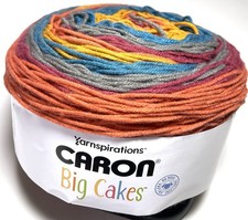 YARNSPIRATION CARON BIG CAKES 1-PK. TOFFEE BRICKLE. I Combine Shipping,READ