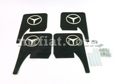 Mercedes W107 W108 W114 W115 W116 W123 Black Mudguard Set New