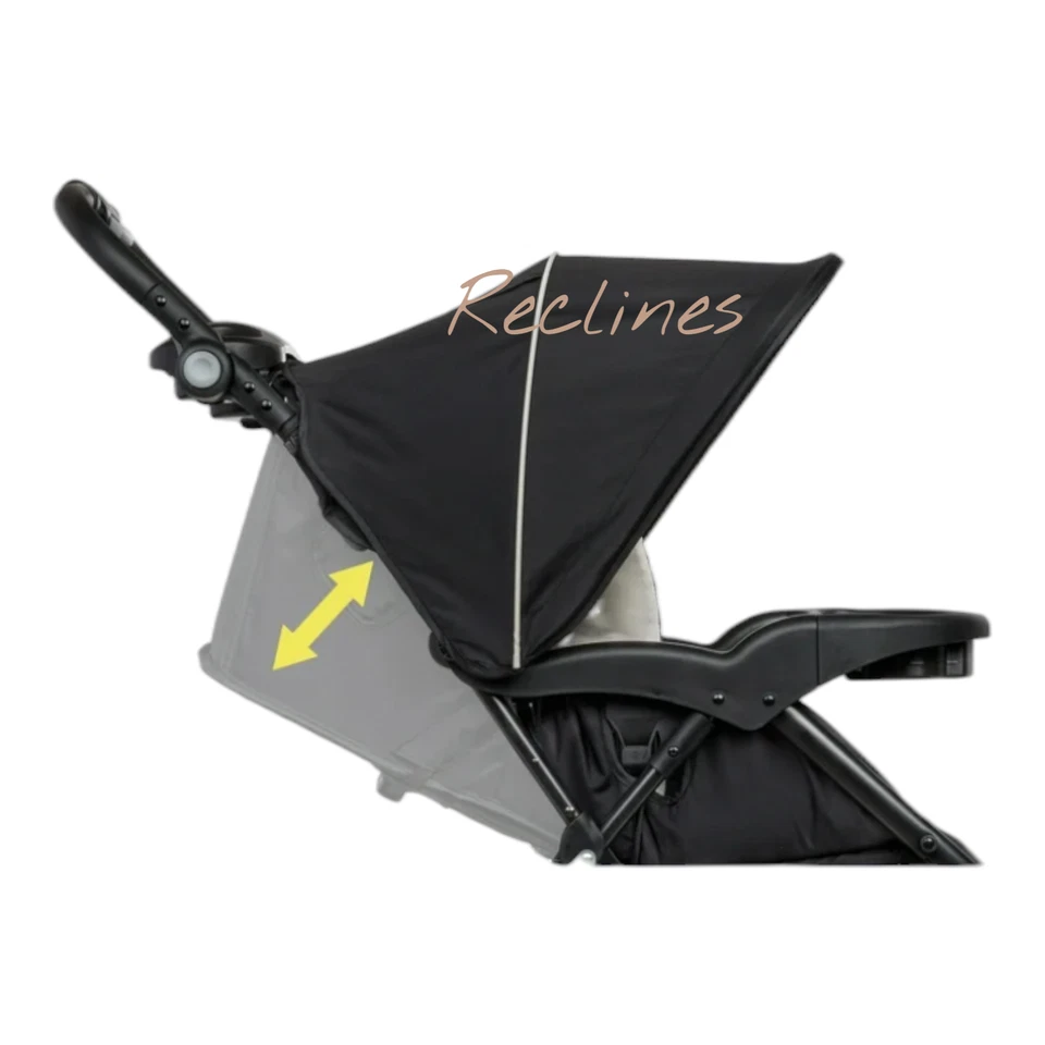 Детская коляска Baby Trend и автокресло EZ-Lift, дорожная система EZ Ride, желтовато-коричневый цвет пустыни - Изображение 4 из 4