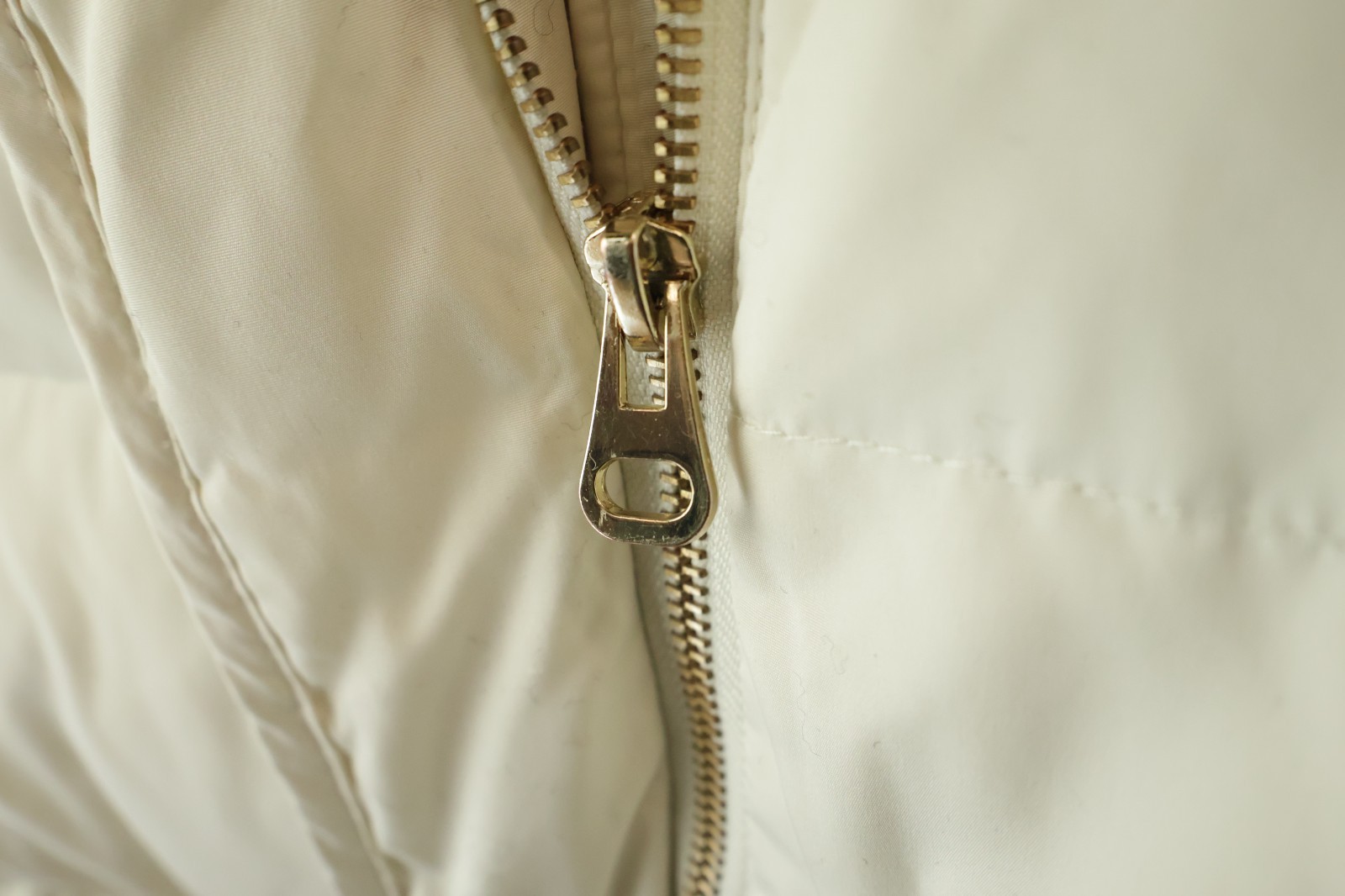 ZARA BASIC Beige Padded Jacket size M Womens Hood… - image 4