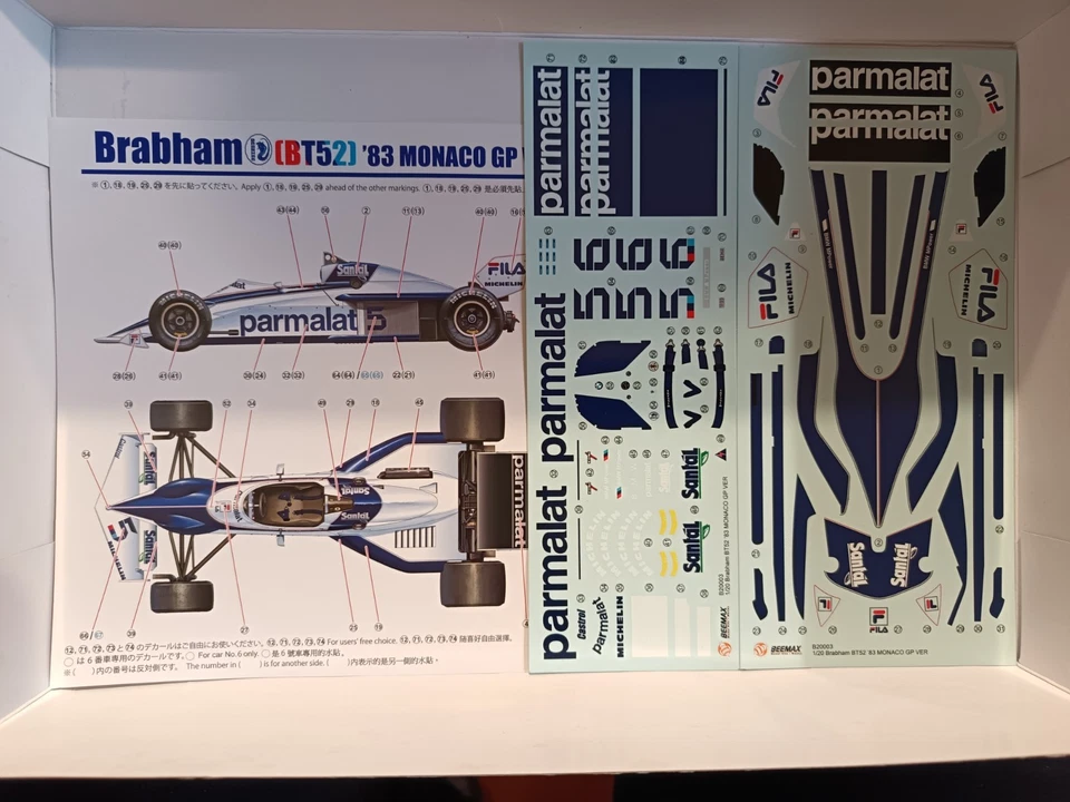 Brabham BT52 "83 Monaco GP Ver" + Set dettaglio - Beemax 1/20 - Immagine 3 di 4